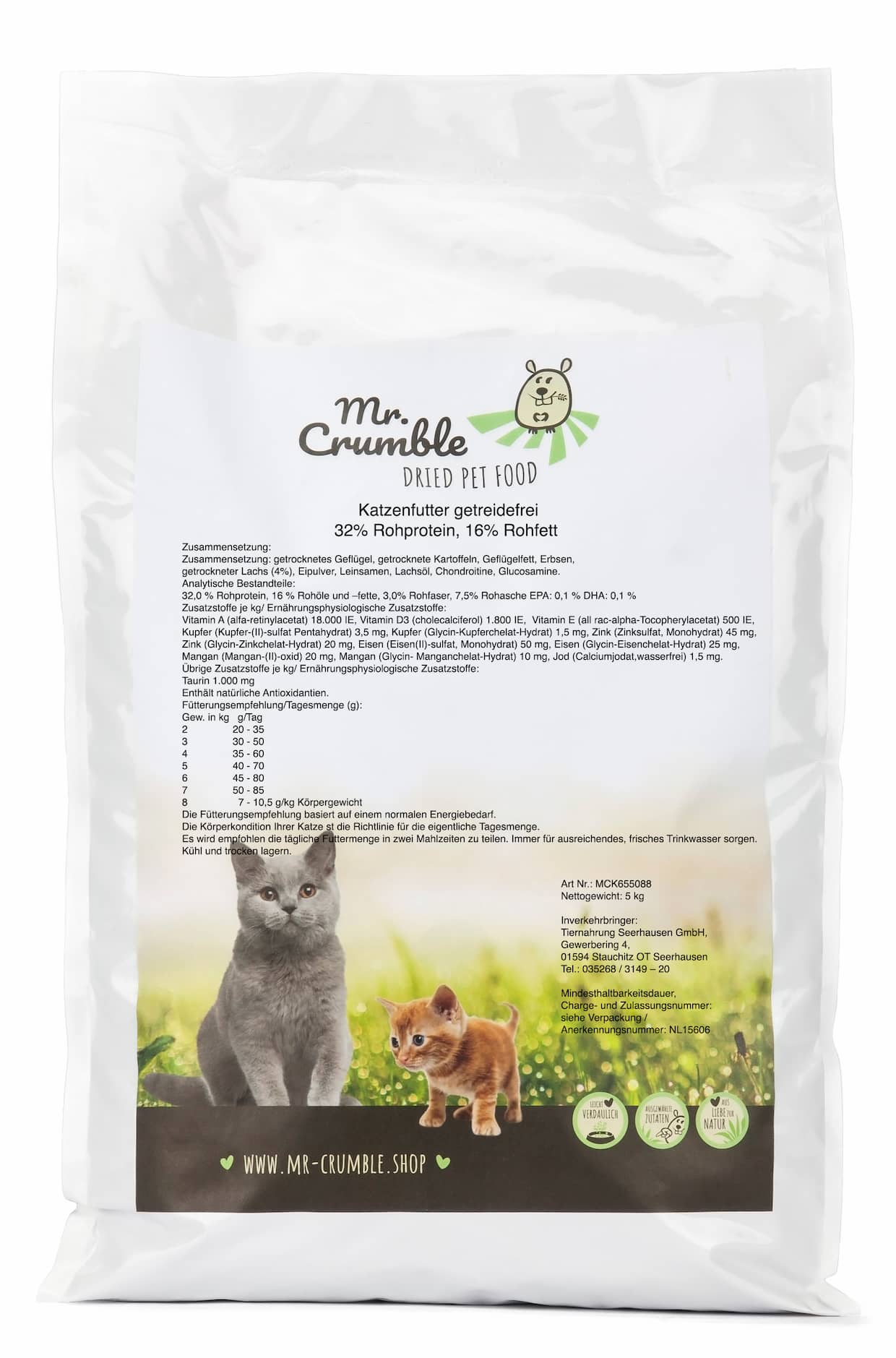 Mr-Crumble-Katzenfutter-Trockenfutter-getreidefrei-Realetikett