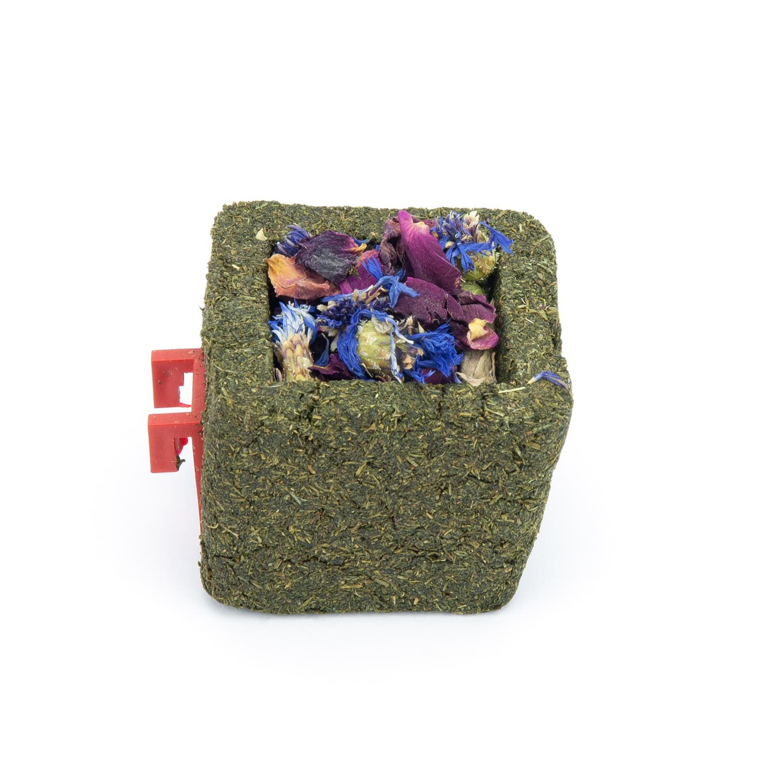 Mr-Crumble-MCN072-Knabbernapf-eckig-Kaefighalter-Kornblume-Rose Mr-Crumble-MCN072-Knabbernapf-eckig-Kaefighalter-Kornblume-Rose