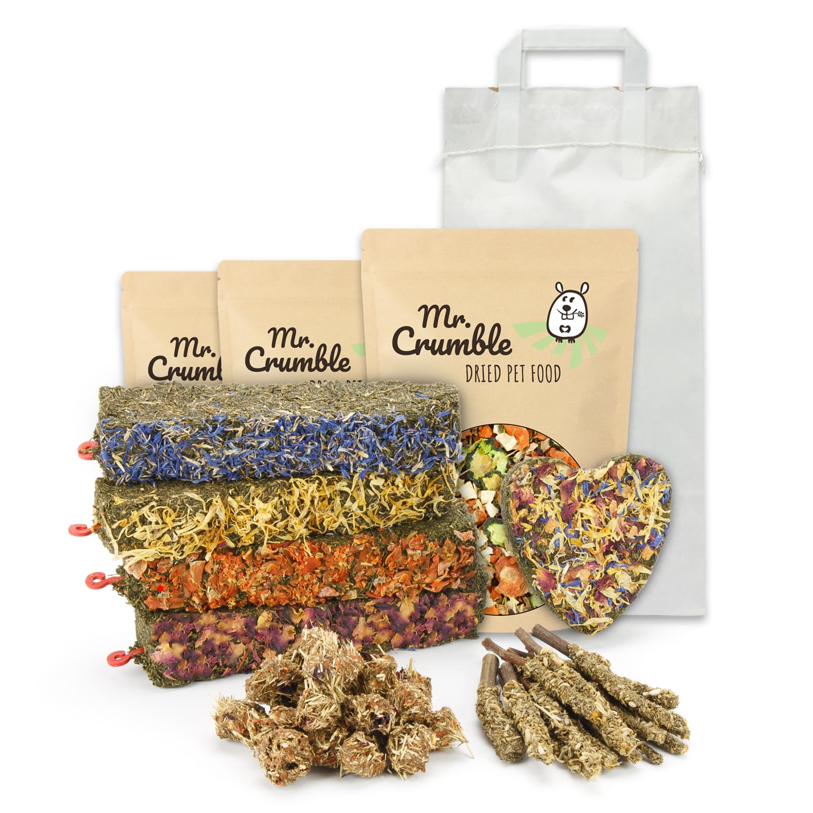 Maxi-Strukturfutter-Set für Kaninchen, getreidefrei Maxi-Strukturfutter-Set für Kaninchen, getreidefrei