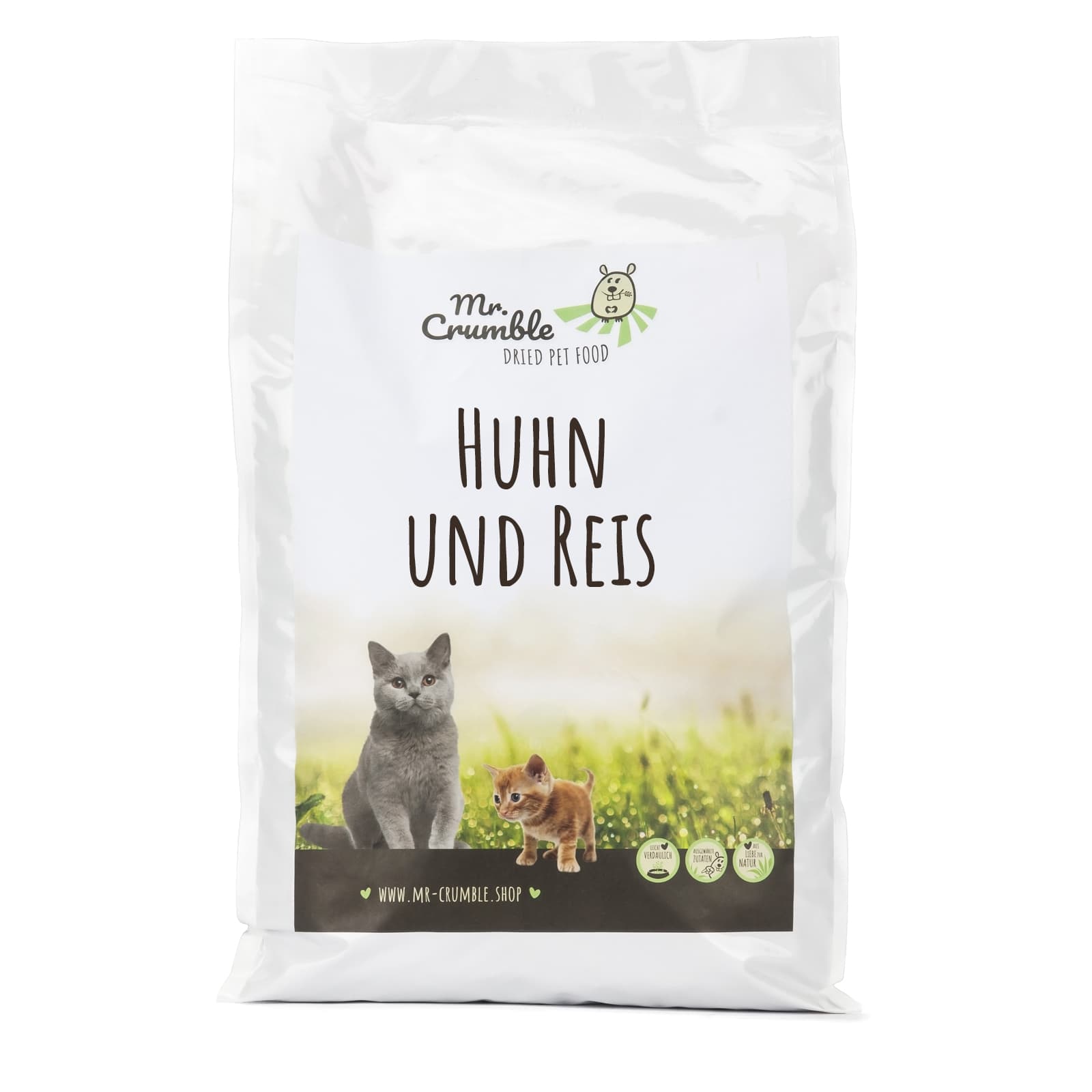 Mr-Crumble-MCK694005-Katzen-Trockenfutter-Huhn-Reis-Marketingetikett-k