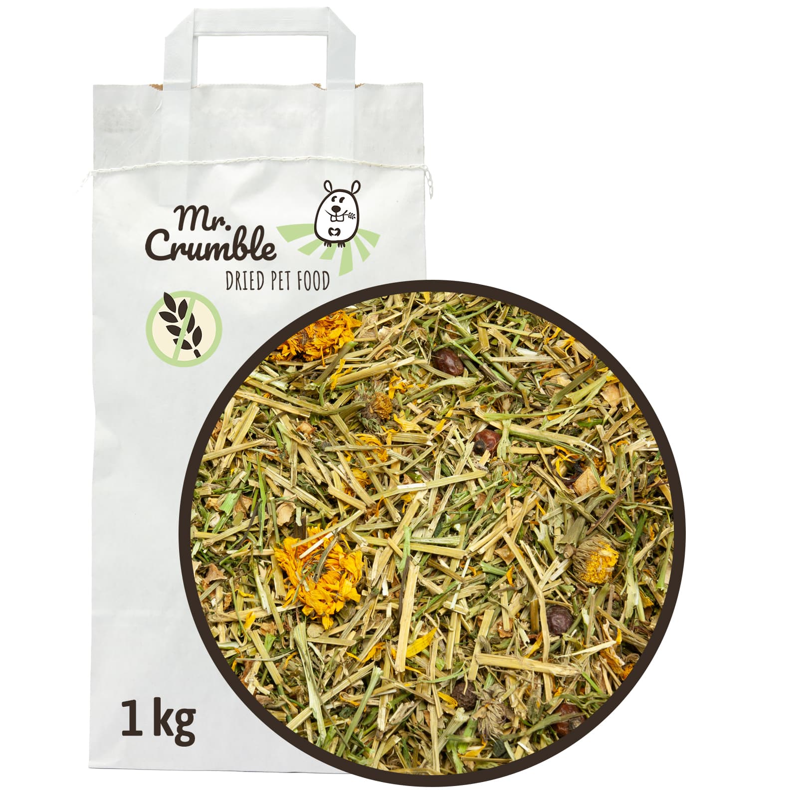 Dillikatesse, Gourmet-Strukturfutter mit Kürbis und Hagebutten, getreidefrei