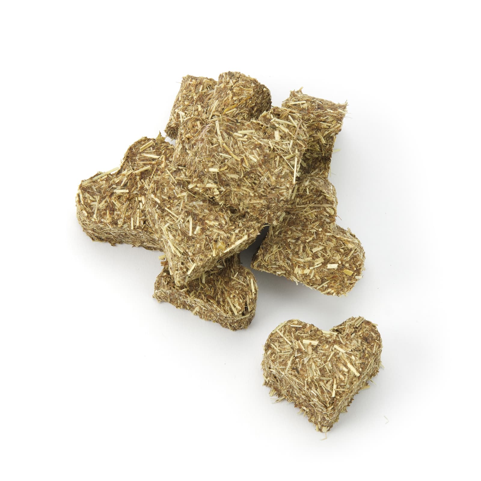 Snackherzen aus Timothy-Heu mit Kräutern, 9 Stück Snackherzen aus Timothy-Heu mit Kräutern, 9 Stück